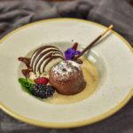 Restaurant Las Maravillas at Ronda (Málaga) Spain - Coulant with mascarpone ice cream