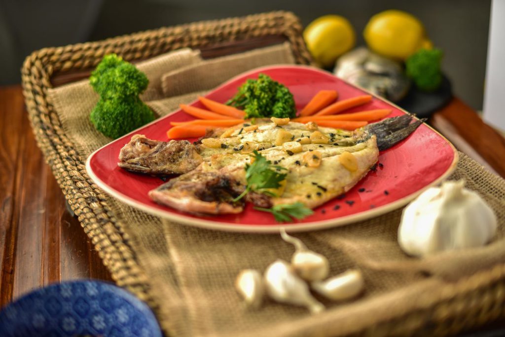 Restaurant Las Maravillas at Ronda (Málaga) Spain - Griller gilt-head bream